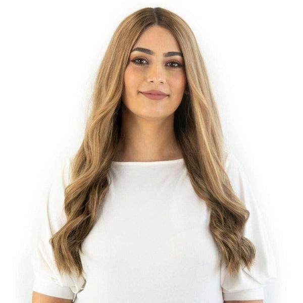 24" Divine Lace Top Wig Medium Blonde w/ Rooting