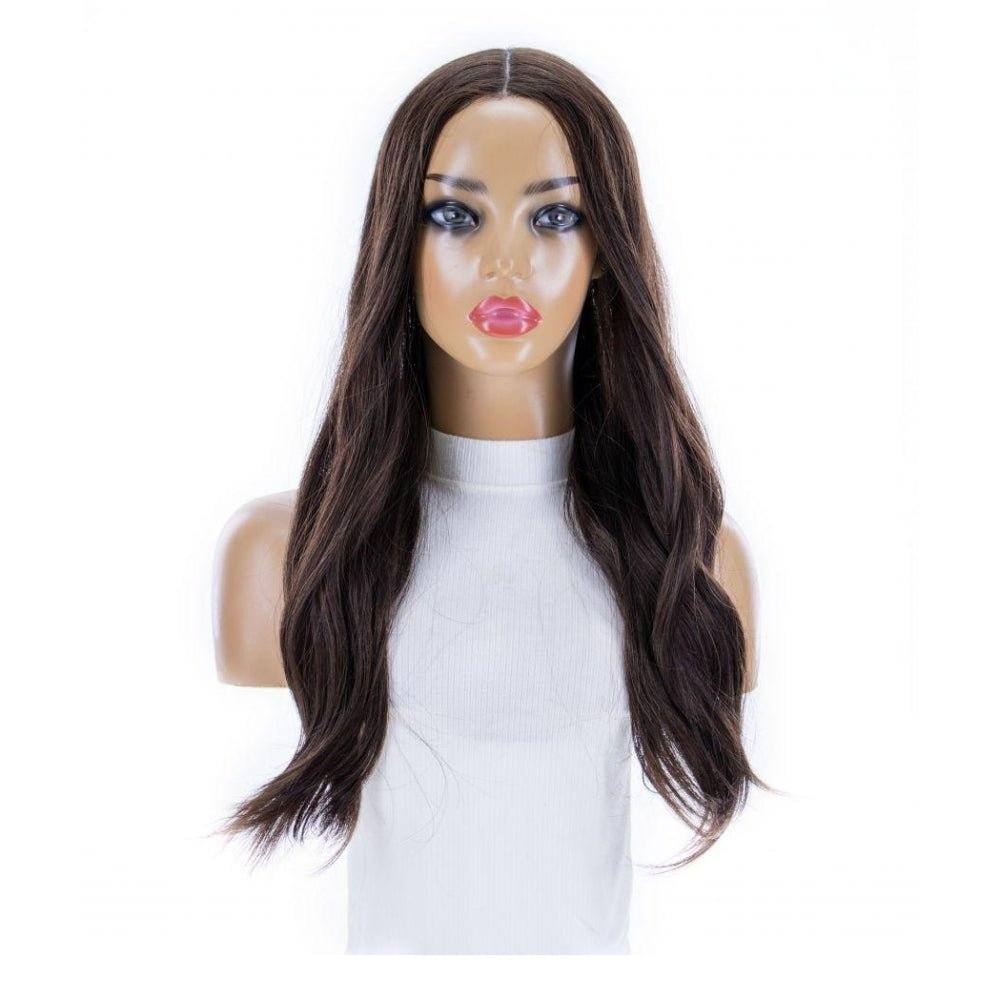 24" Divine Lace Top Topper Dark Brown