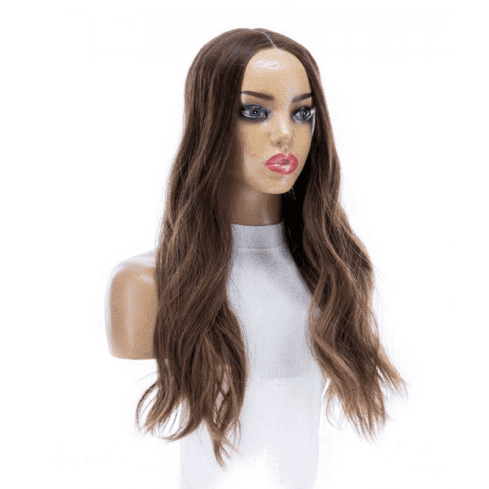 24" Divine Lace Top Topper Medium Brown Balayage