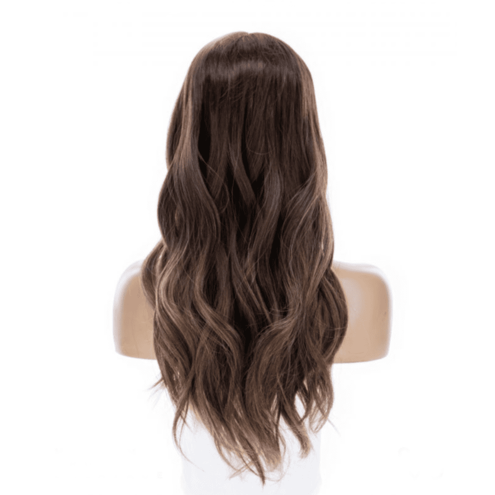 24" Divine Lace Top Topper Medium Brown Balayage