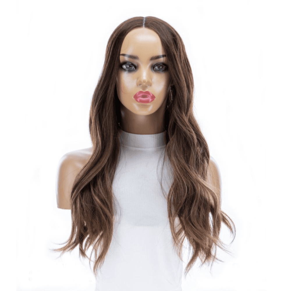 24" Divine Lace Top Topper Medium Brown Balayage