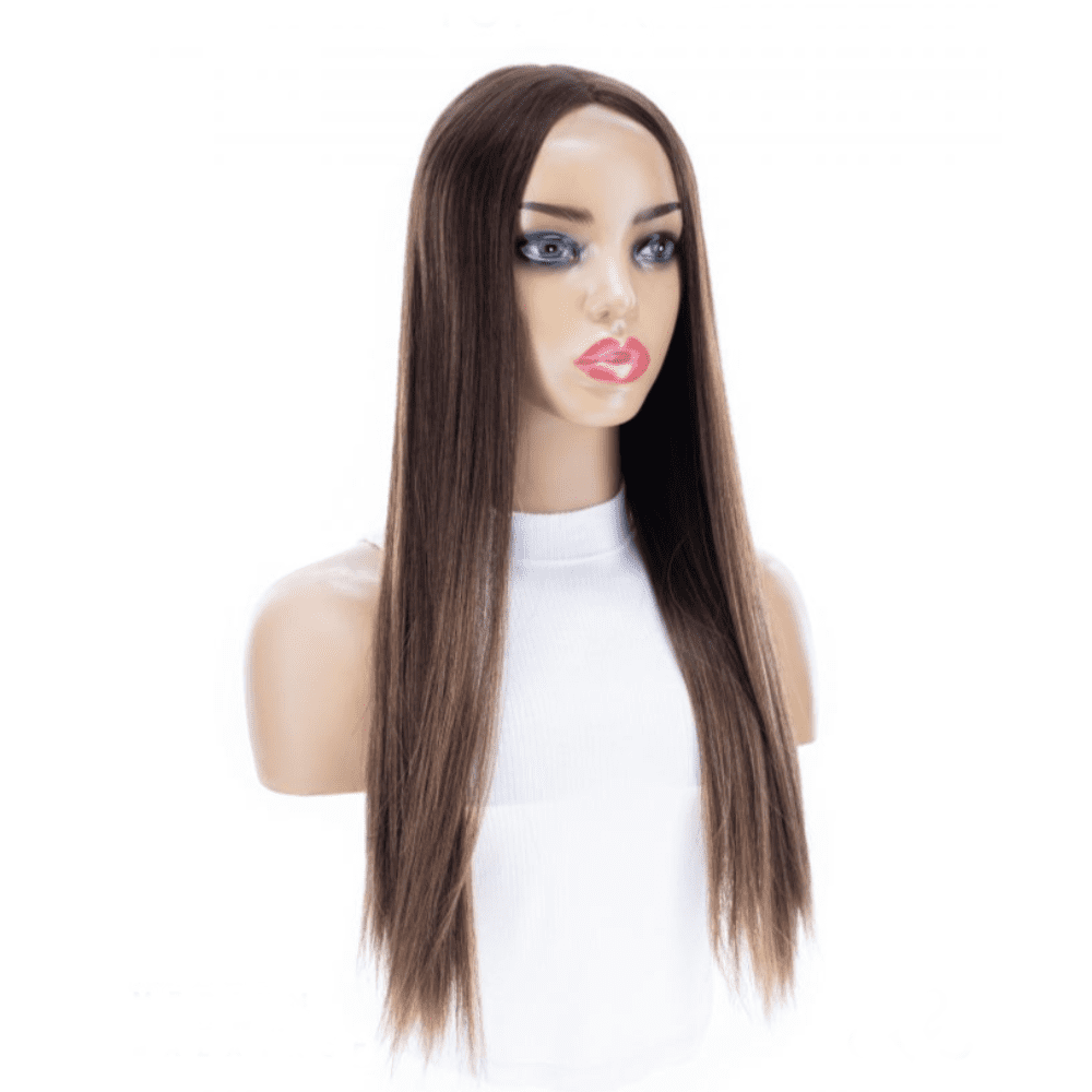 24" Divine Lace Top Topper Medium Brown Balayage