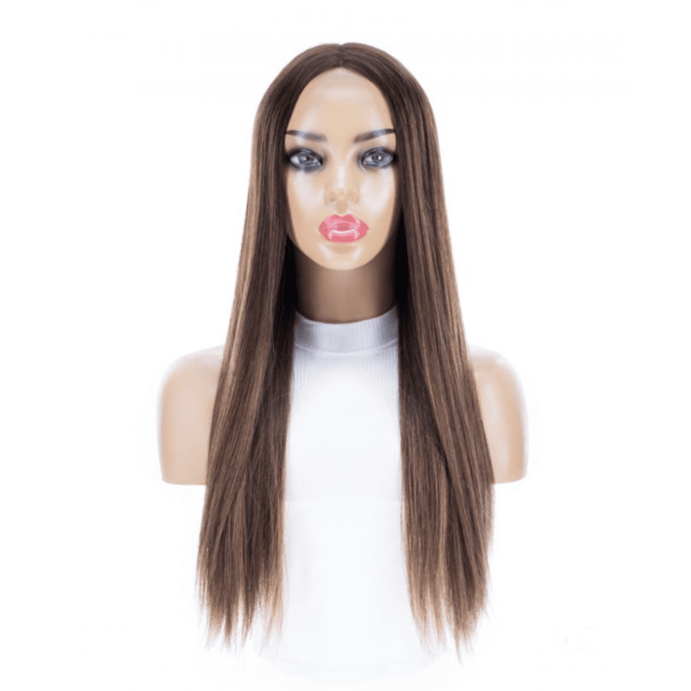 24" Divine Lace Top Topper Medium Brown Balayage