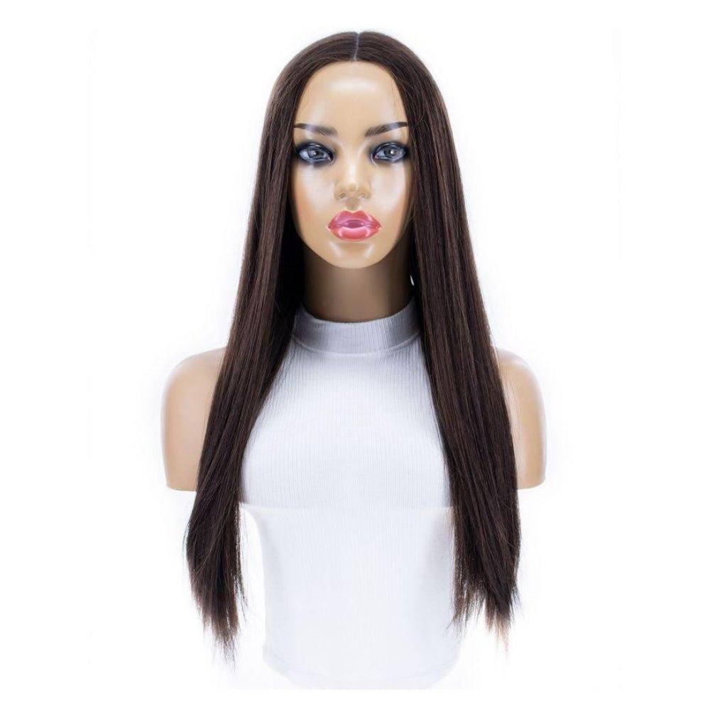 24" Divine Lace Top Topper Dark Brown