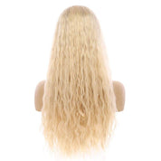 24" 3/4 Bandfall Wig Platinum Blonde Wavy