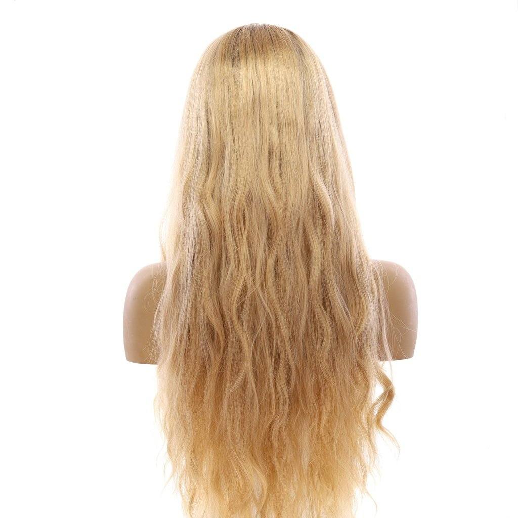 24" Gisele Silk Top Wig Golden Blonde Wavy