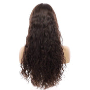 24" Gisele Silk Top Wig Dark Brown Wavy