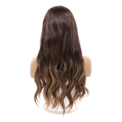 24" HatFall Wig Dark Brown Balayage