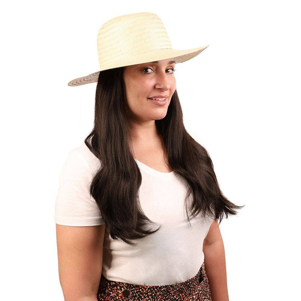 24" HatFall Wig Soft Black