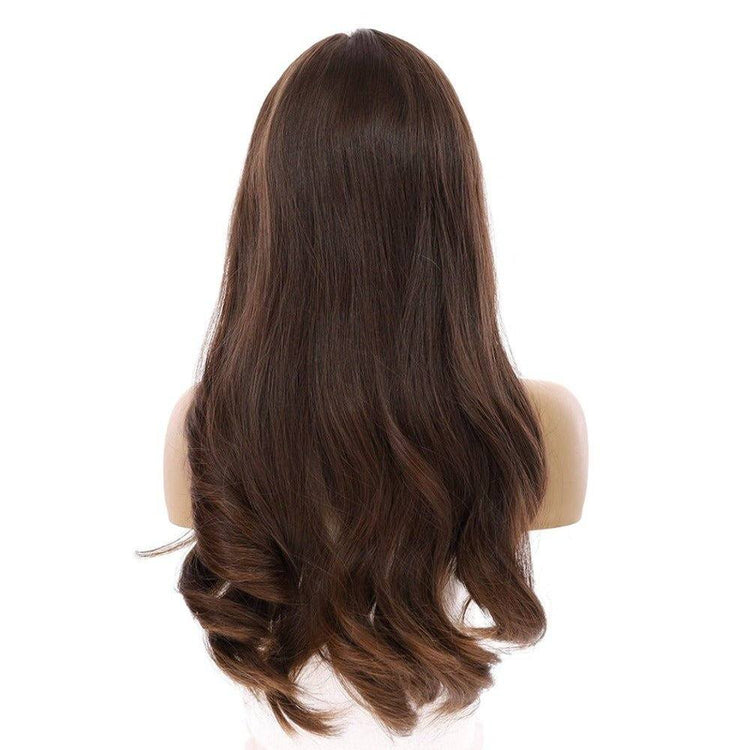 24" Luxe Silk Top Wig #6 Medium Brown