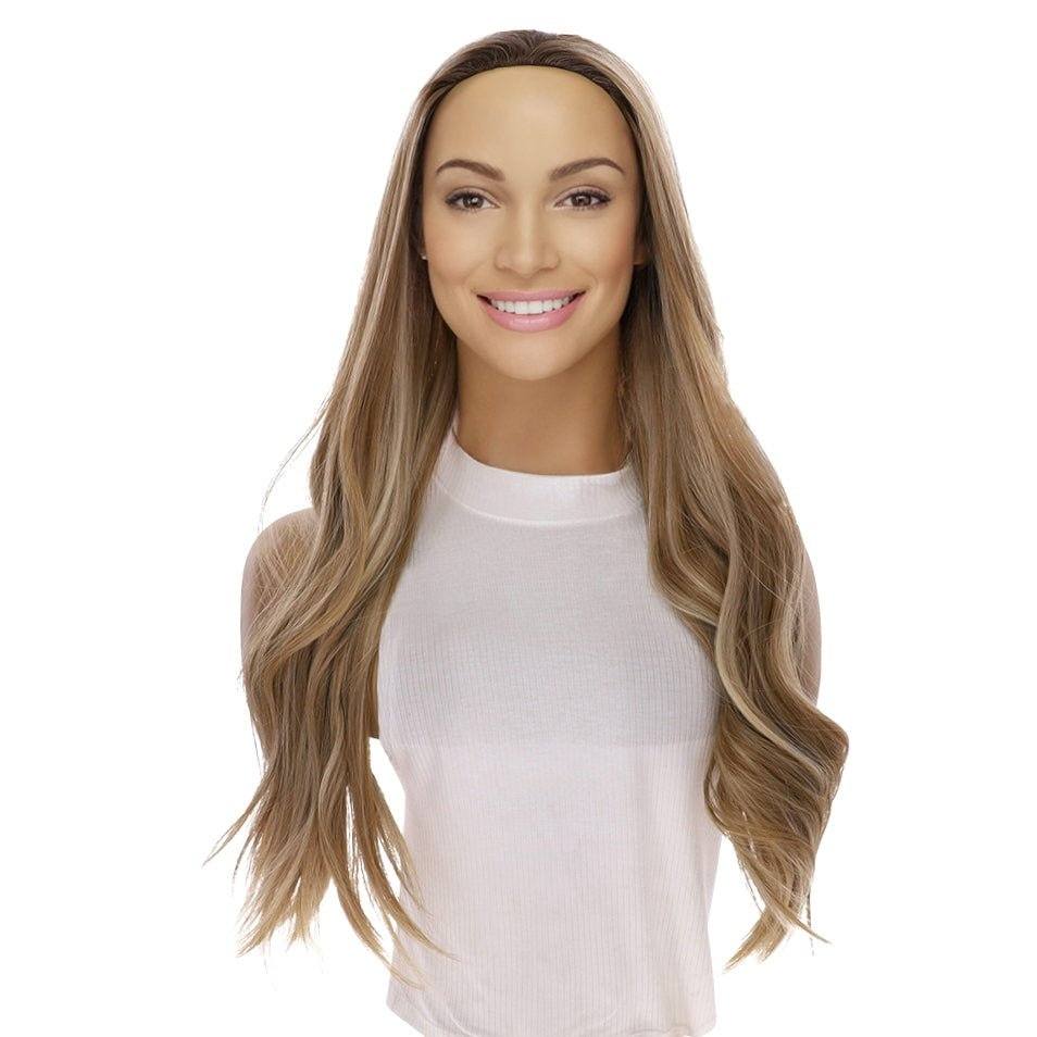 24" 3/4 Bandfall Wig Ash Blonde
