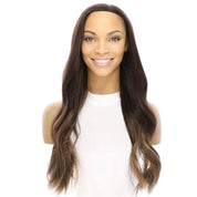 24" 3/4 Bandfall Wig Dark Brown Balayage