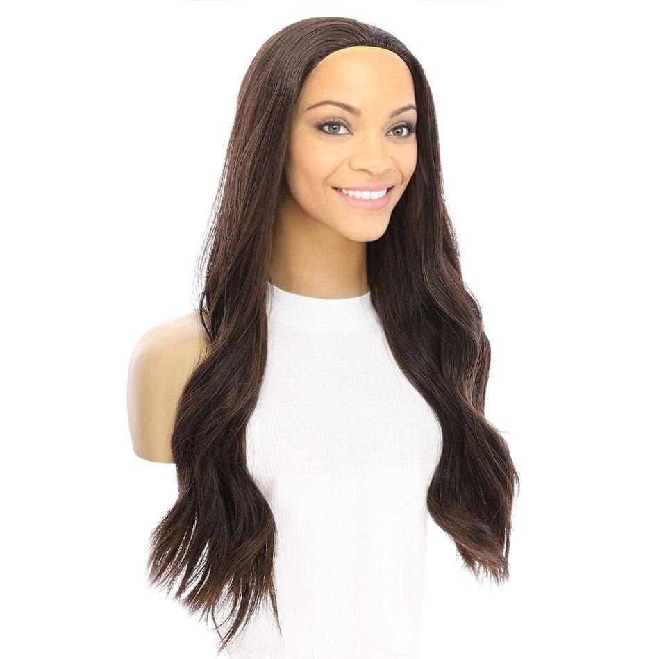 24" 3/4 Bandfall Wig Dark Brown