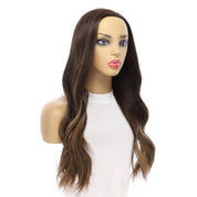 24" 3/4 Bandfall Wig Dark Brown Balayage
