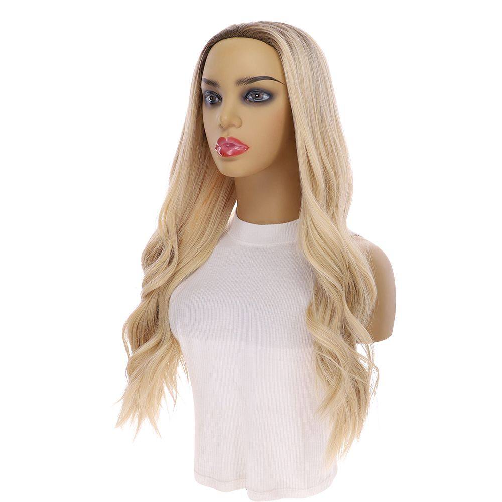 24" 3/4 Bandfall Wig Platinum Blonde