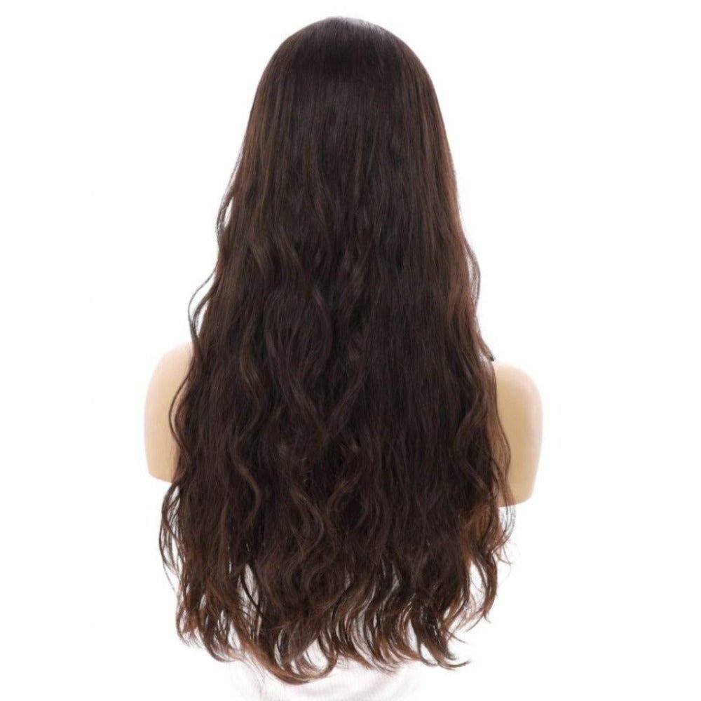 24" Divine Luxe Lace Top Wig #1B Black Wavy