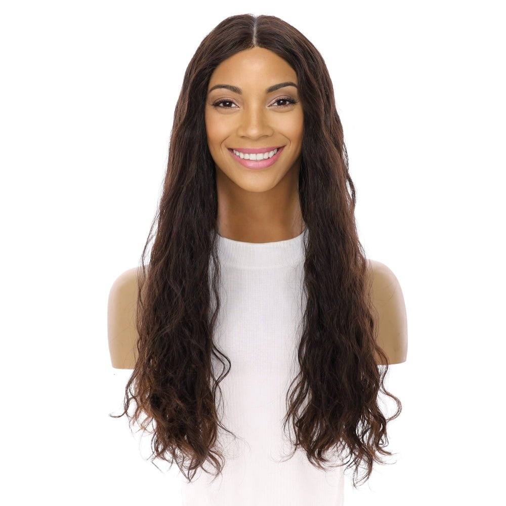 24" Divine Luxe Lace Top Wig #2 Neutral Dark Brown Wavy