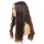 24" Divine Luxe Lace Top Wig #4 Dark Brown Wavy