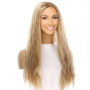 24" Divine Lace Top Wig Ash Blonde Wavy