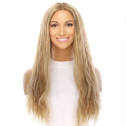 24" Divine Lace Top Wig Ash Blonde Wavy