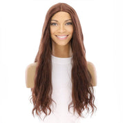 24" Divine Lace Top Wig Auburn Wavy
