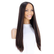24" Divine Lace Top Wig Dark Brown Balayage