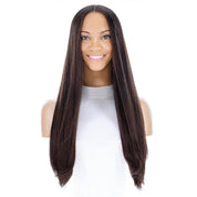 24" Divine Lace Top Wig Dark Brown Balayage