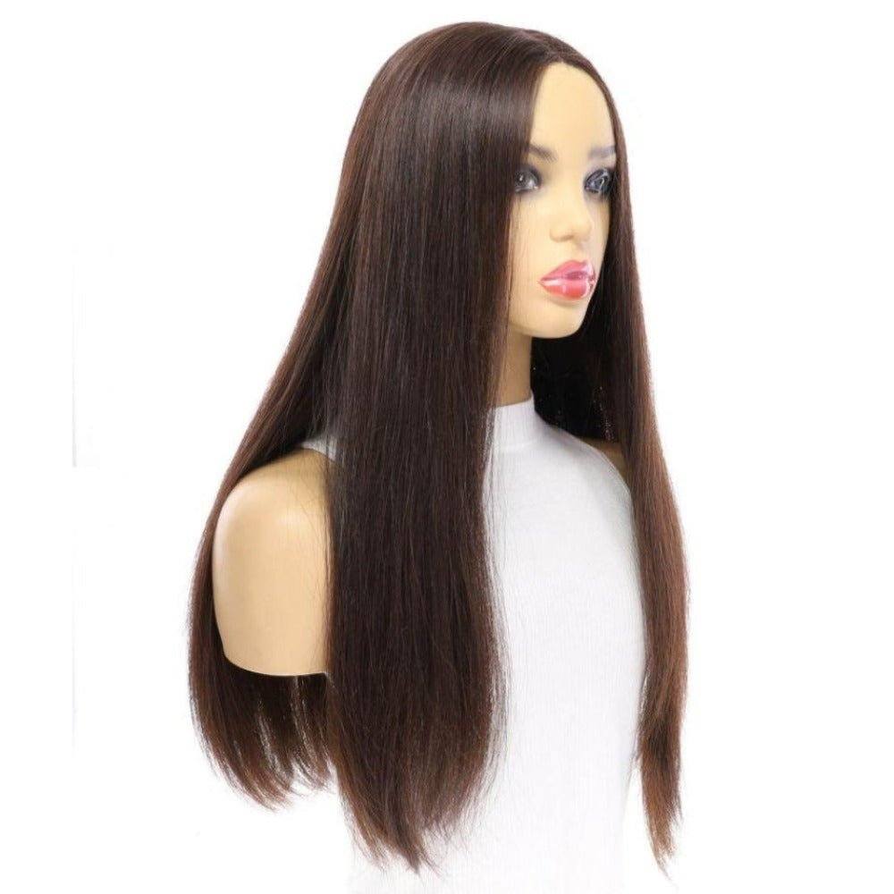 24" Divine Lace Top Wig Dark Brown