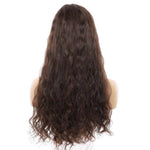 24" Divine Lace Top Wig Dark Brown Wavy