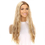 24" Divine Lace Top Wig Golden Blonde Wavy