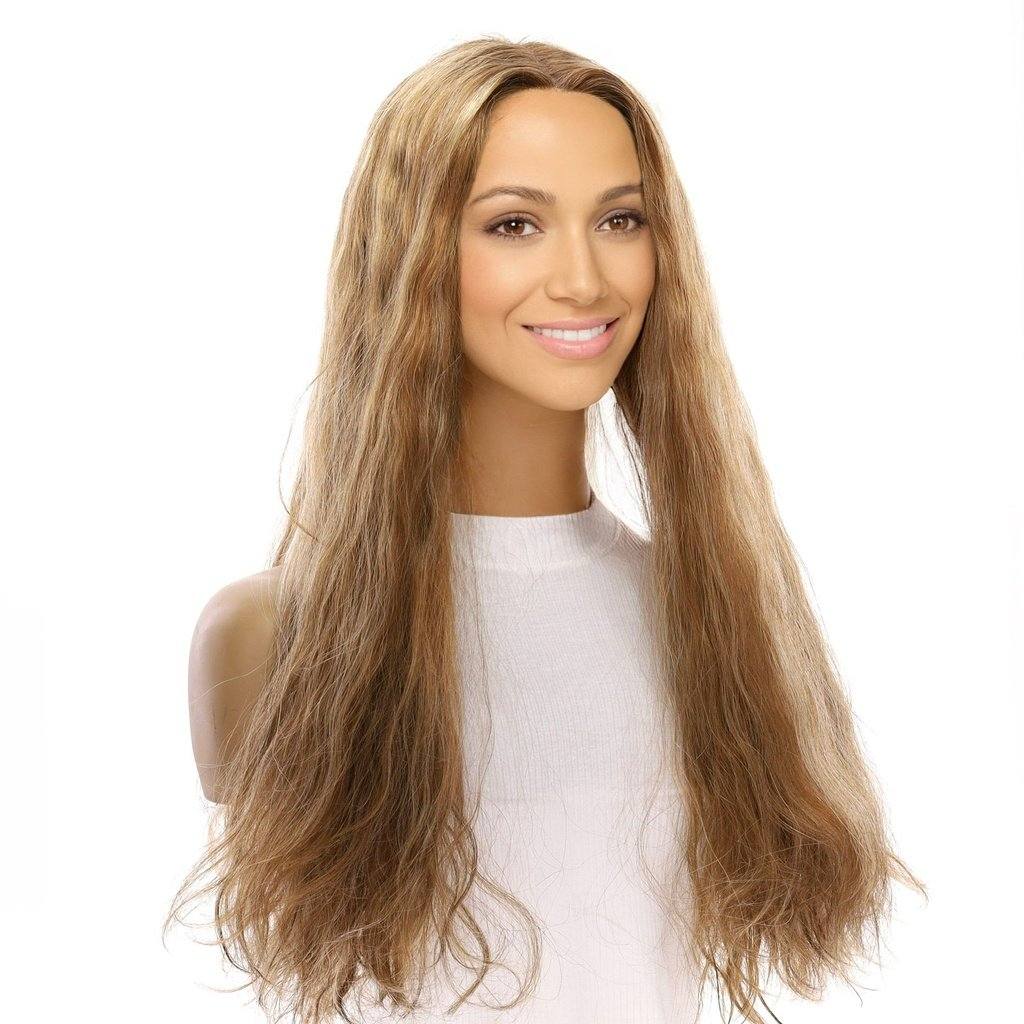 24" Divine Lace Top Wig Medium Blonde Wavy