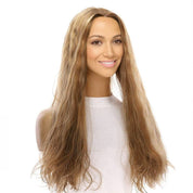 24" Divine Lace Top Wig Medium Blonde Wavy