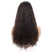 24" Divine Lace Top Wig Soft Black Wavy