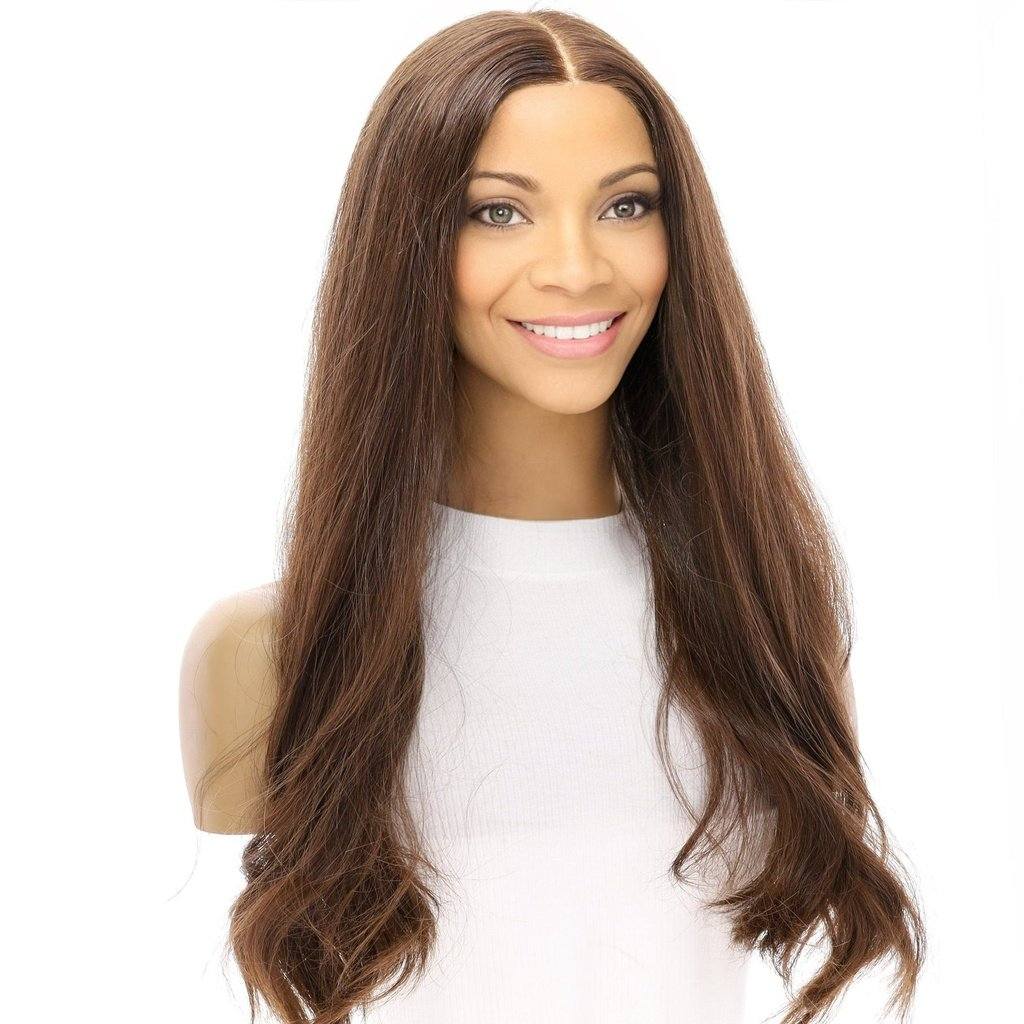 24" Divine Luxe Lace Top Topper #6 Neutral Medium Brown