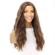 24" Gisele Silk Top Wig Medium Brown Babylight Wavy