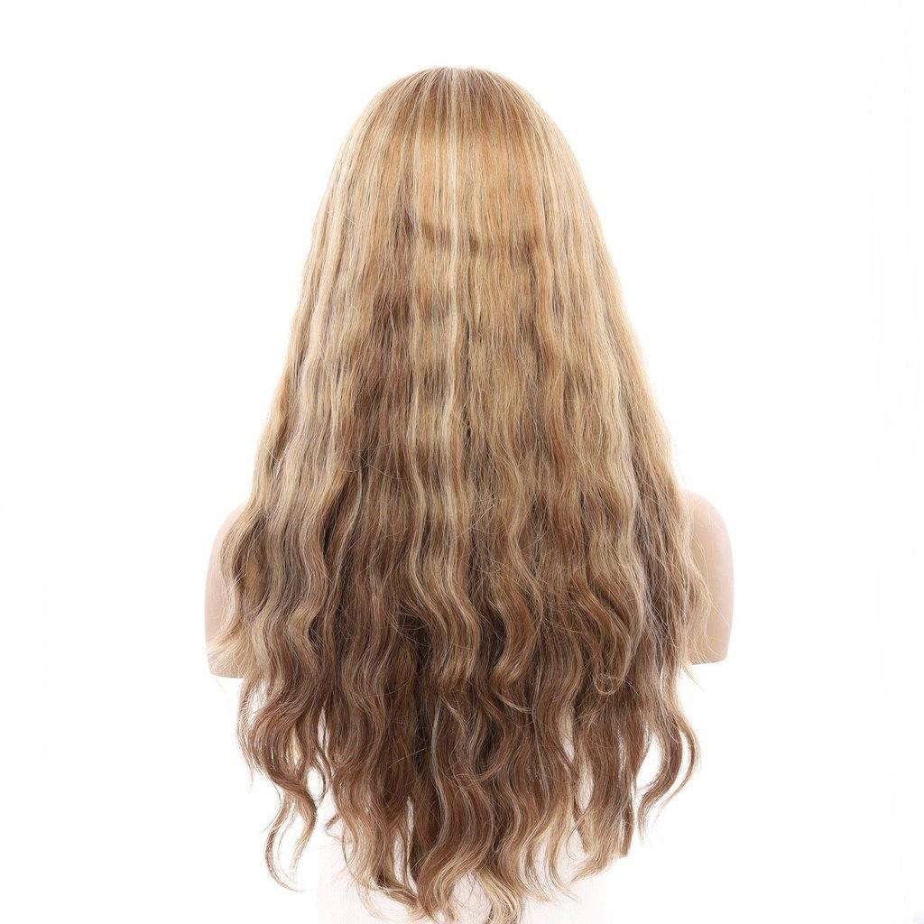 24" Gisele Silk Top Wig Medium Blonde Wavy