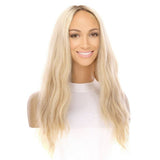 24" Gisele Silk Top Wig Beige Blonde Wavy