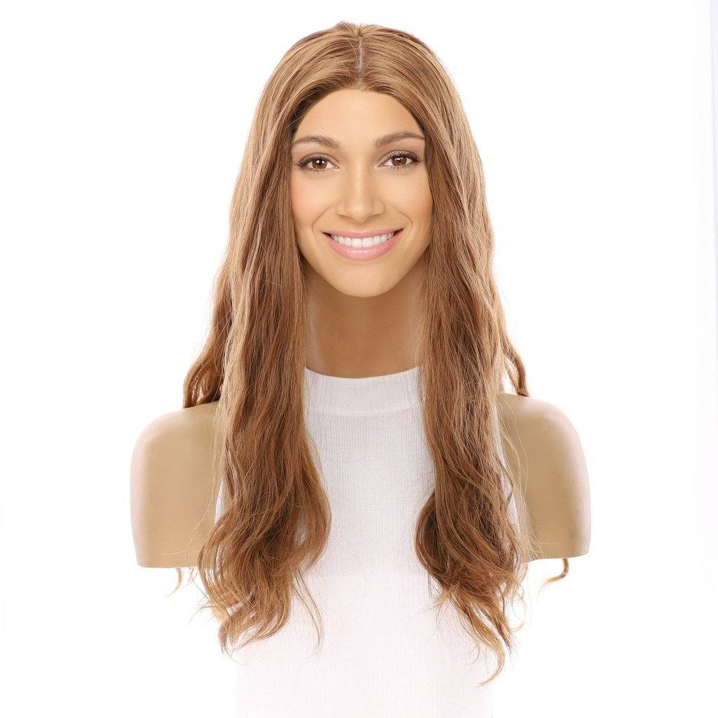 24" Gisele Silk Part Wig Strawberry Blonde Wavy