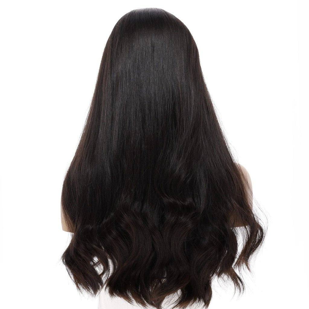 24" Luxe Silk Top Wig #1B Black