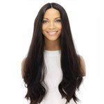 24" Luxe Silk Top Wig #1B Black