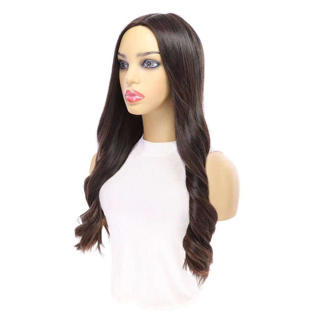 24" Luxe Skin Top Wig #4 Dark Brown