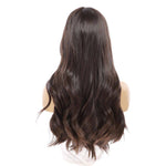 24" Luxe Skin Top Wig #4 Dark Brown