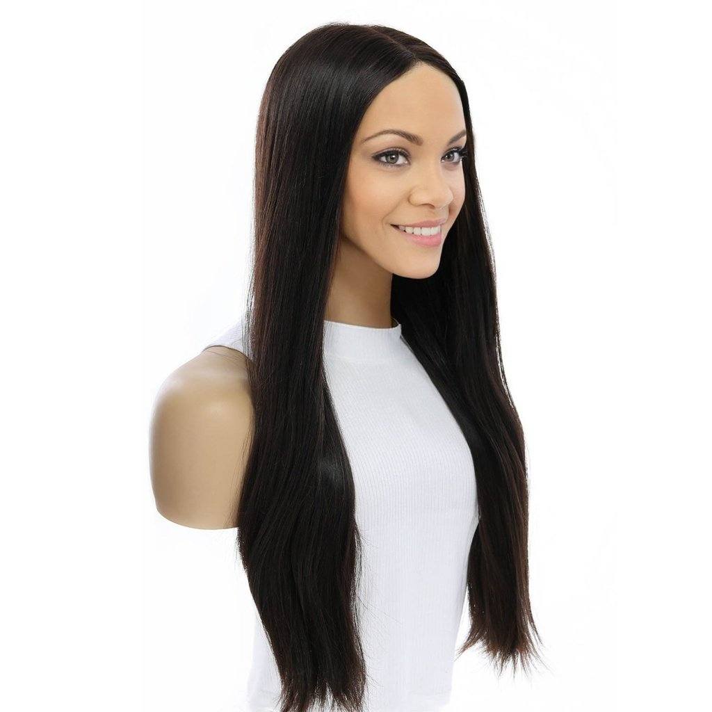 24" Secret Lace Top Wig #2 Neutral Dark Brown