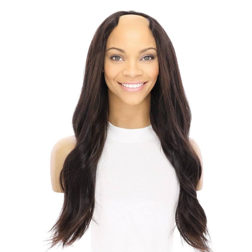 24" U-Shape Wig Natural Black