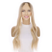24" U-Shape Topper Platinum Blonde
