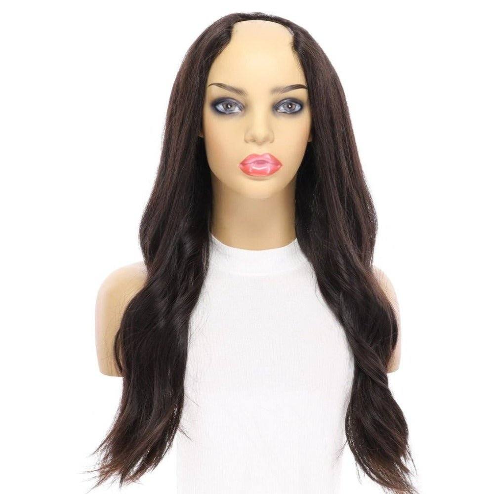 24" U-Shape Wig Natural Black