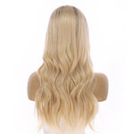24" U-Shape Wig Platinum Blonde