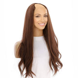 24" U-Shape Wig Auburn