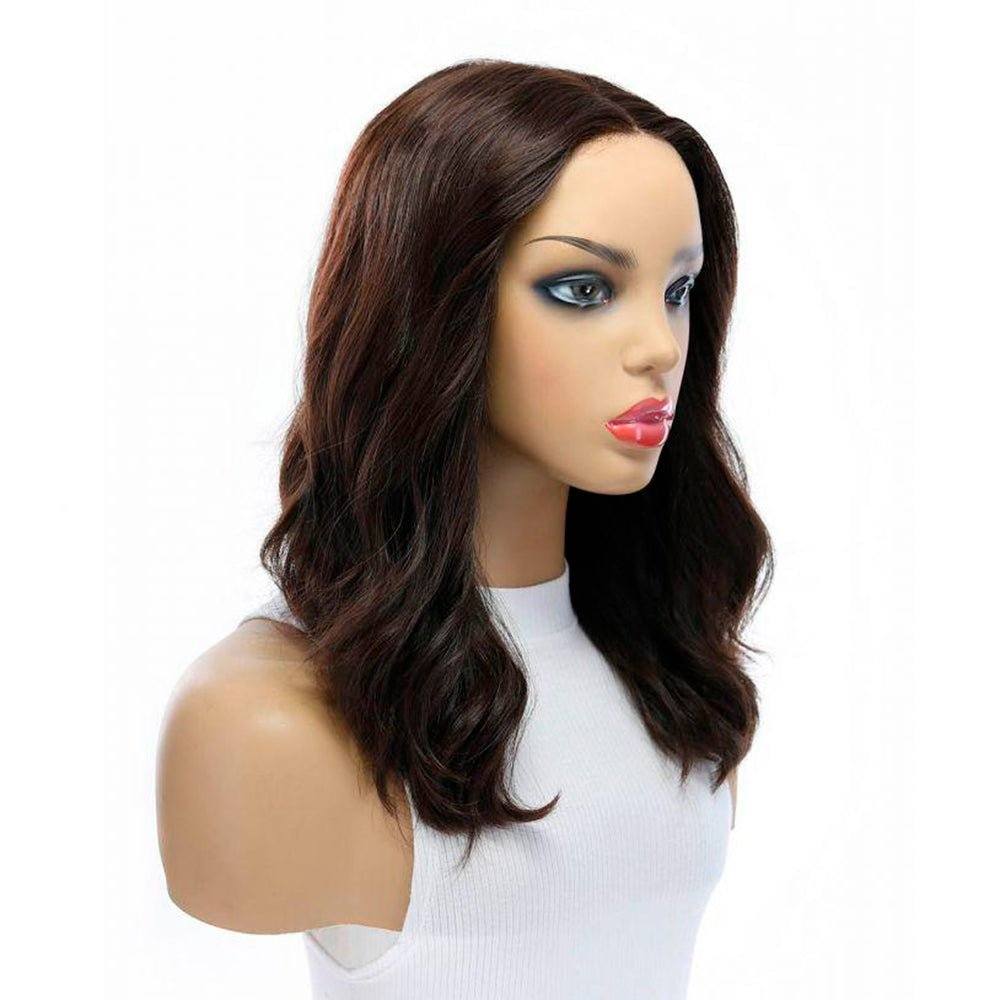 16" Secret Lace Top Wig #4 Dark Brown