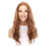 24" Gisele Silk Top Wig Copper Wavy